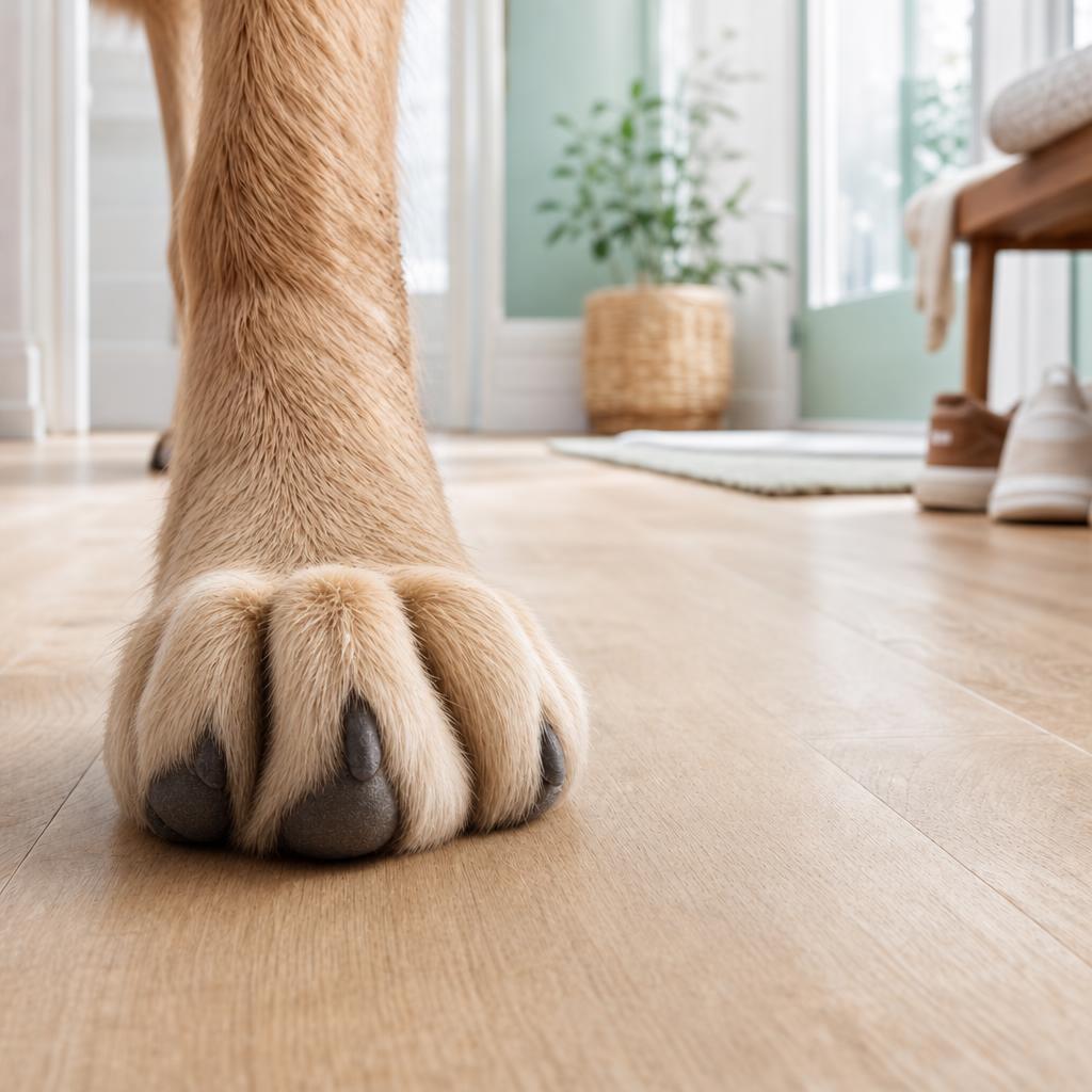 Pata limpia después de usar PawClean